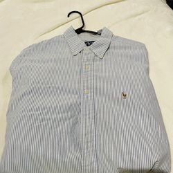 Ralph Lauren Mens Button Down Shirt