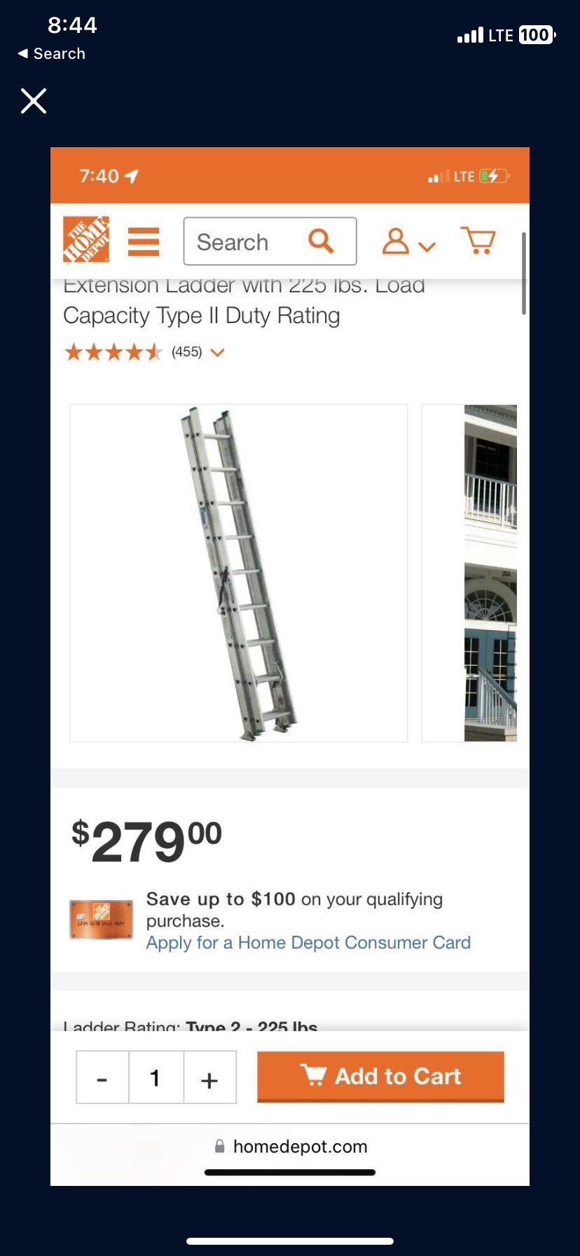 24 Foot Ladder 