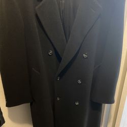 Saville Row Cashmere  Blend Trench Coat