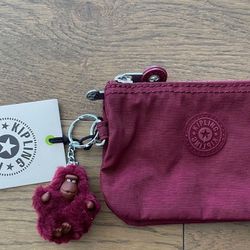 New! Kipling Small Pouch Purse