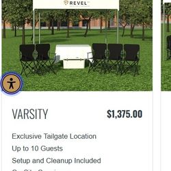 REVELXP Varsity Tailgate Package – USC vs UCLA Game (South Lawn) For 10 People