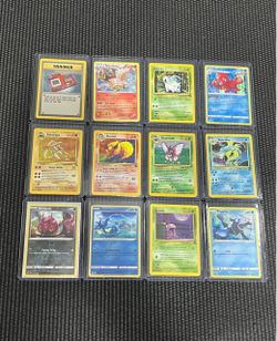 Pokemon Venomoth Holo No Symbol Error & (Gyarados Flareon Kabutops DMG’d Holos) 12pc