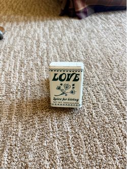 Love Spice for Living Decorative Tin Box