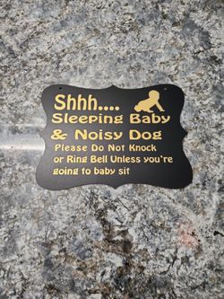Baby Sign (Buy 3 things From My Page Get 4th FREE)