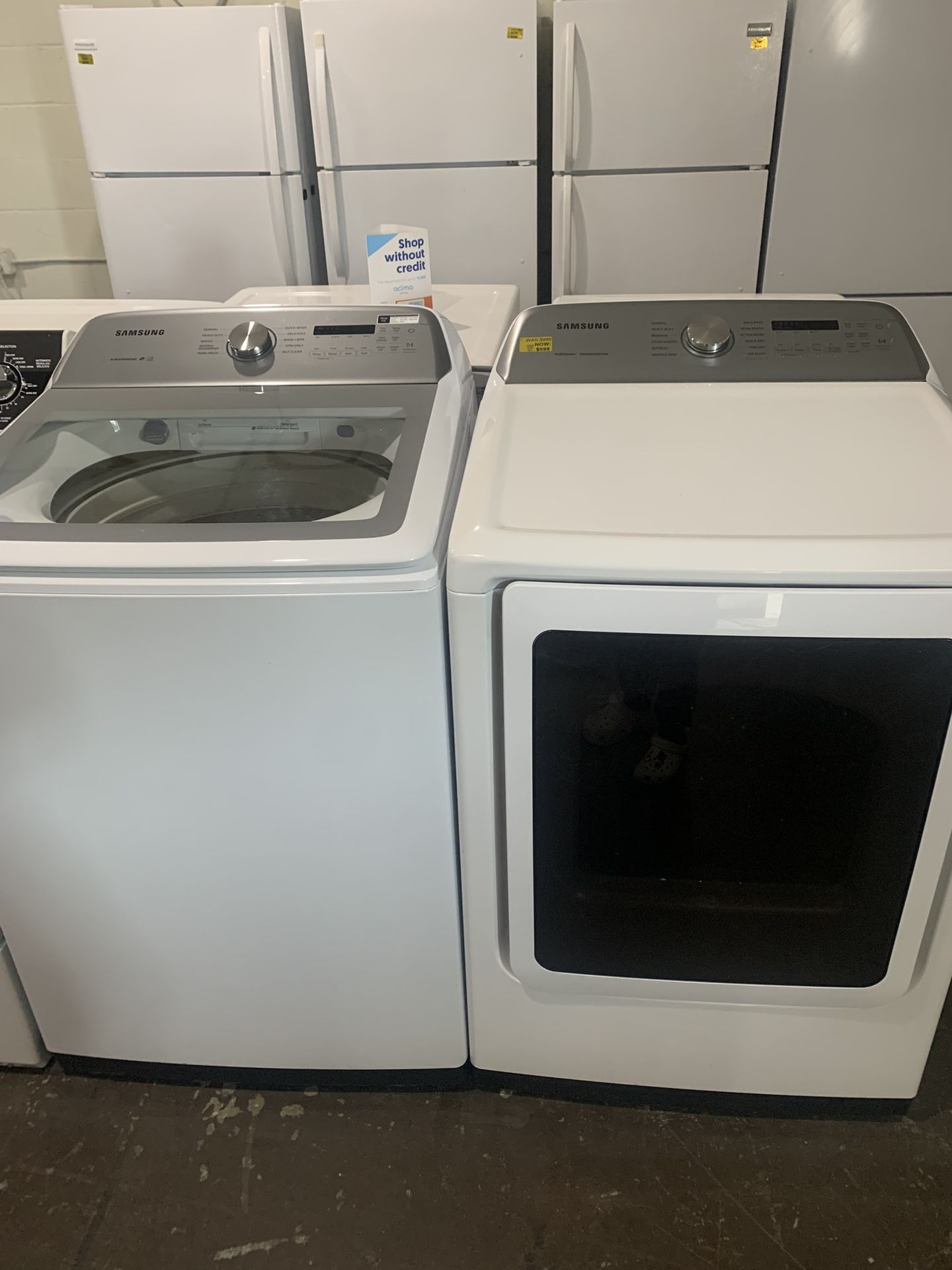Samsung Washer Dryer Set 