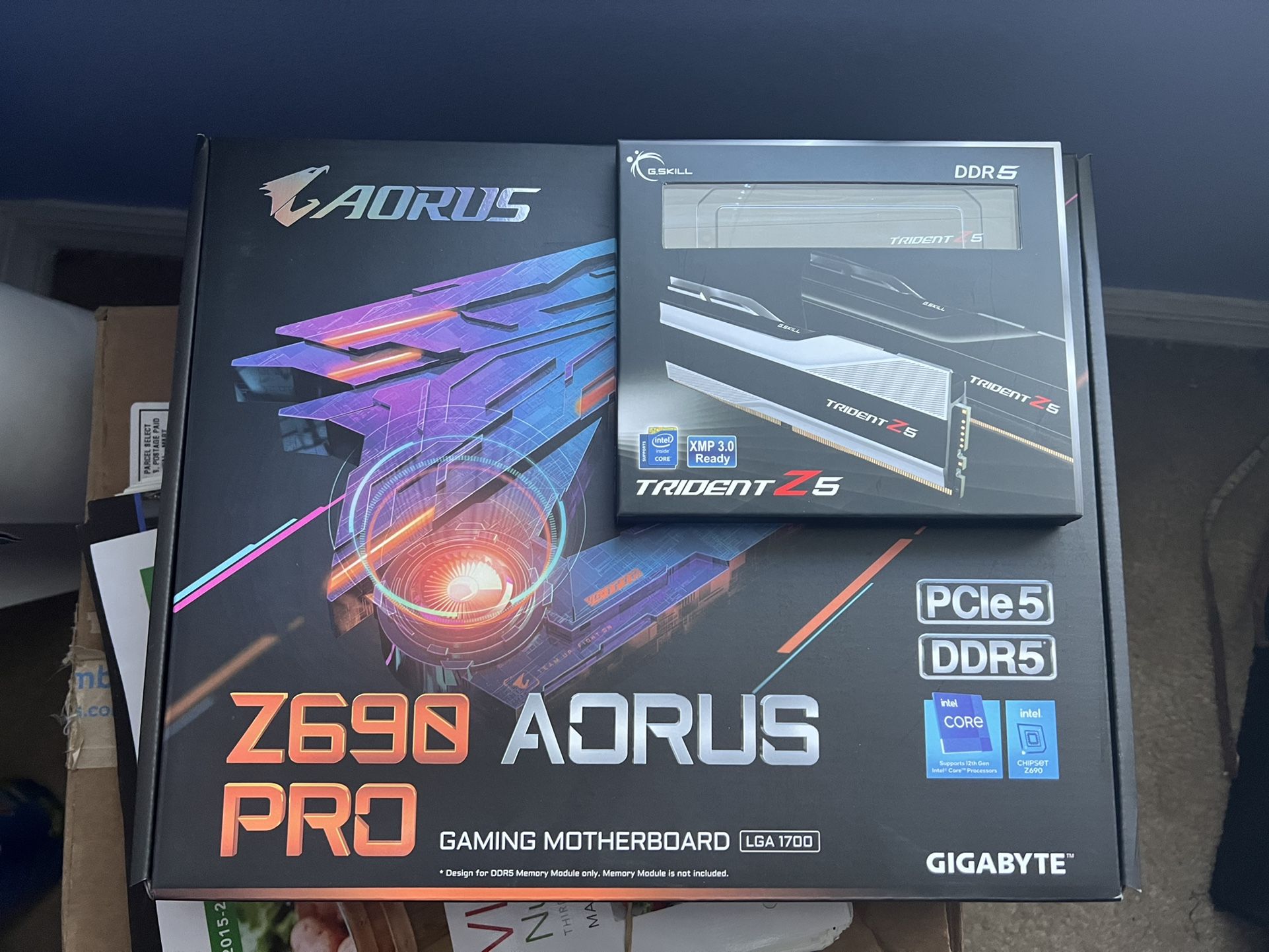 Z690 Aorus Pro And Trident Z5 32GB DDR5-5600 Bundle