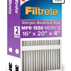 3M Filtrete 16x20x4 Two Pack