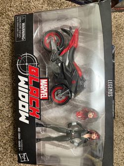 Marvel Legends Black Widow with Motorcycle