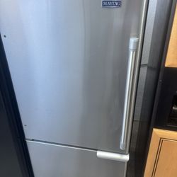 Maytag 30 inch wide stainless steel refrigerator will deliver and install