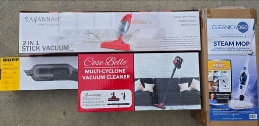 4 Must-have Cleaning Appliances – Vacuums & Steam Mop