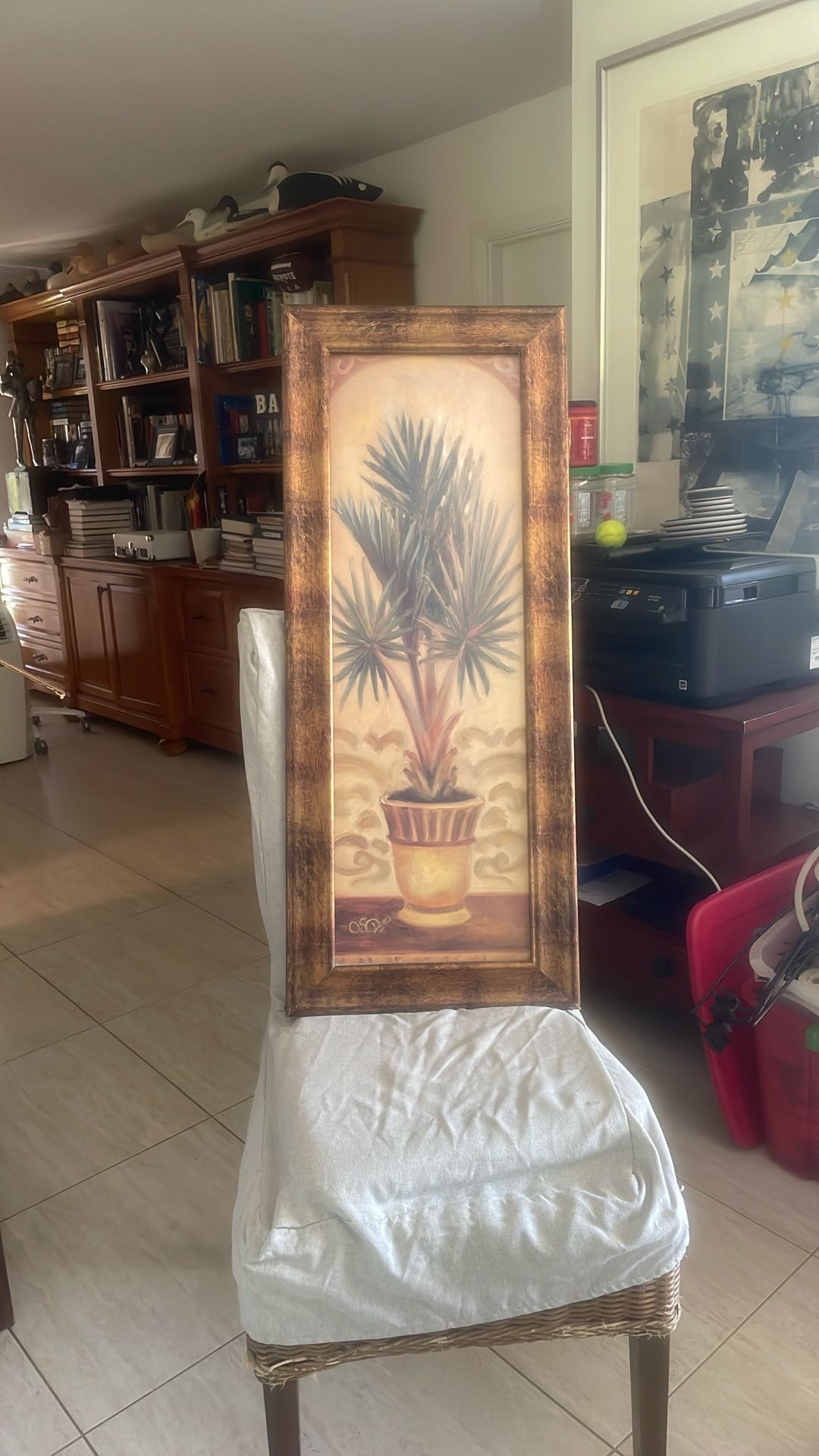 Palm tree painting