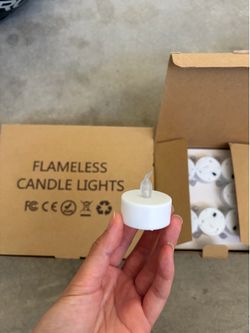 Flameless Candle Lights (quantity 74)