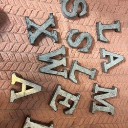 Metal Letters For Wall 