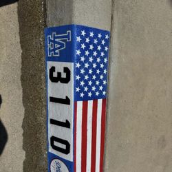 Large Flag With Dodgers