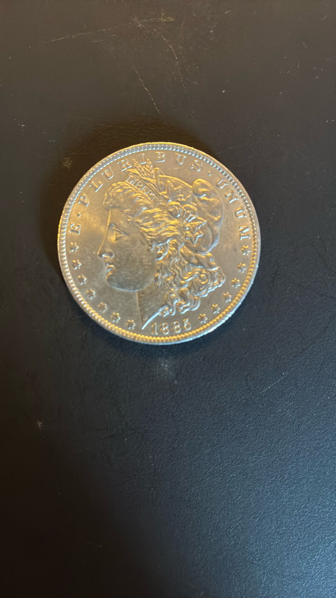 1885 O Morgan Silver Dollar