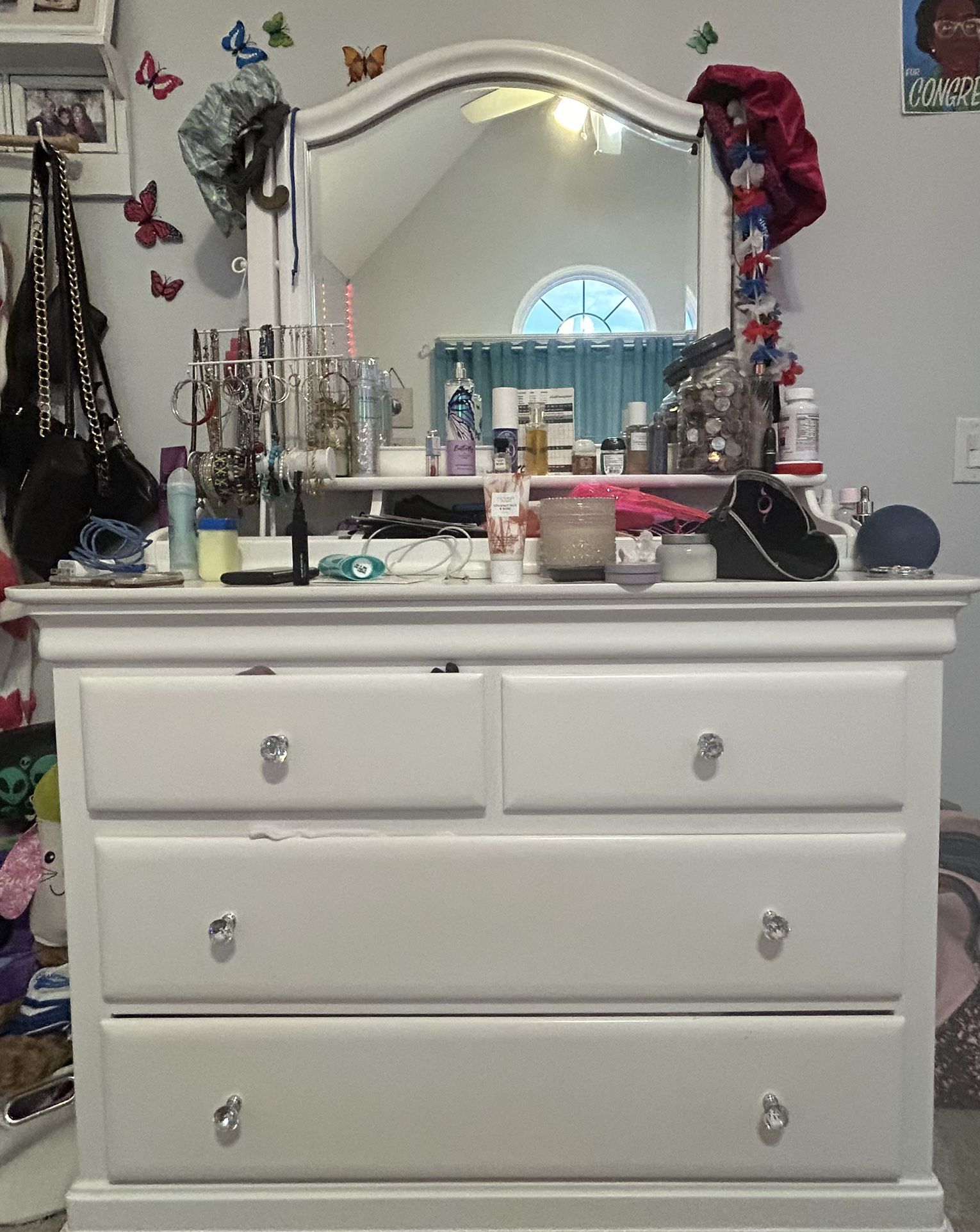 Bedroom Set Full Bed Dresser Night Stand Desk