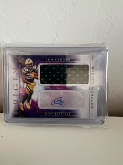 2025 Origins Rookie Jumbo Patch Autograph Matthew Golden