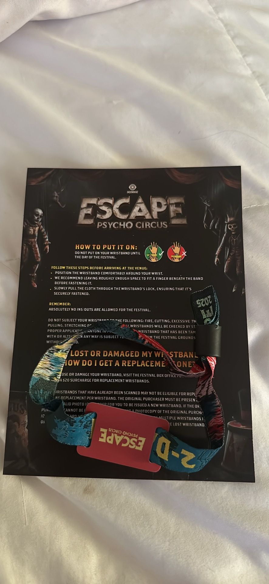 ESCAPE 2-DAY GA