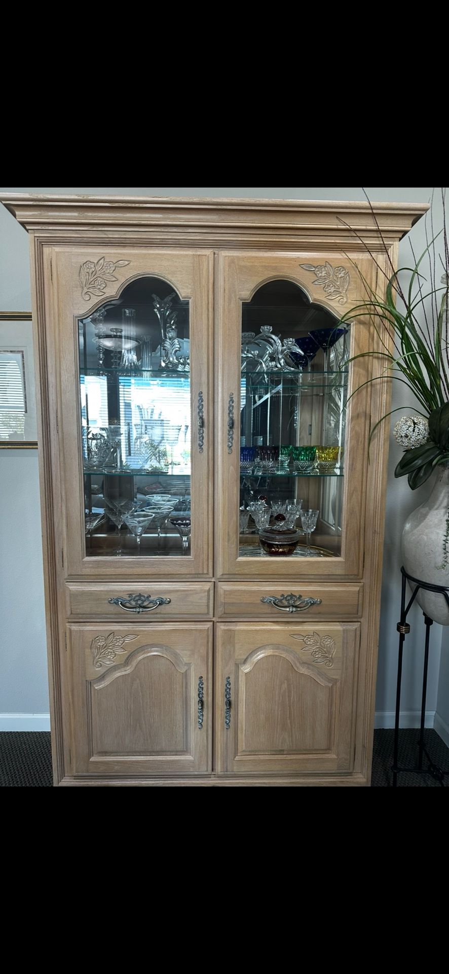 China Hutch, Large with drawers
