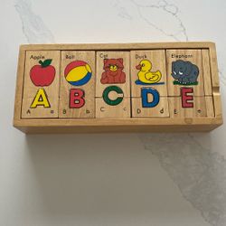 Alphabet Wooden Toddler Puzzle