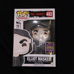 Funko Pop! Vinyl: Elliot Alderson - (Masked) - Box Lunch San Diego Comic Con...