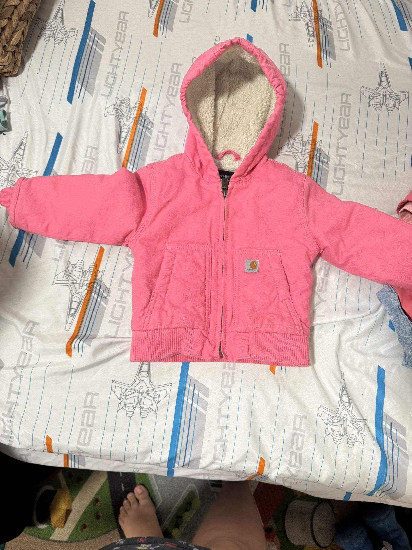 12 months pink jacket carthart