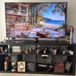 Black TV Stand for 55/65 inch TVs