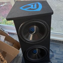 Dual 12” Subwoofer With Box