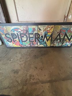 Spider-Man signage