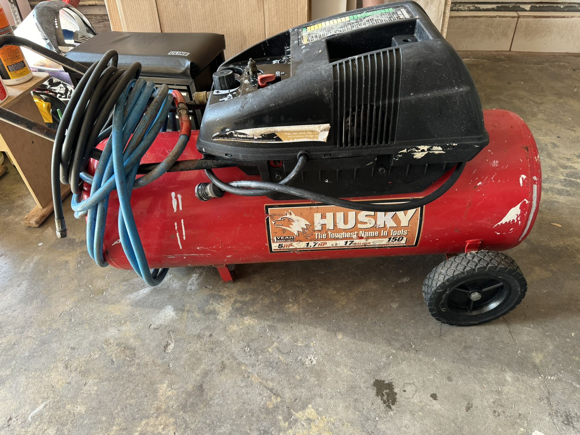 Compresor HUSKY 150 PSI 5HP 17 Gallon