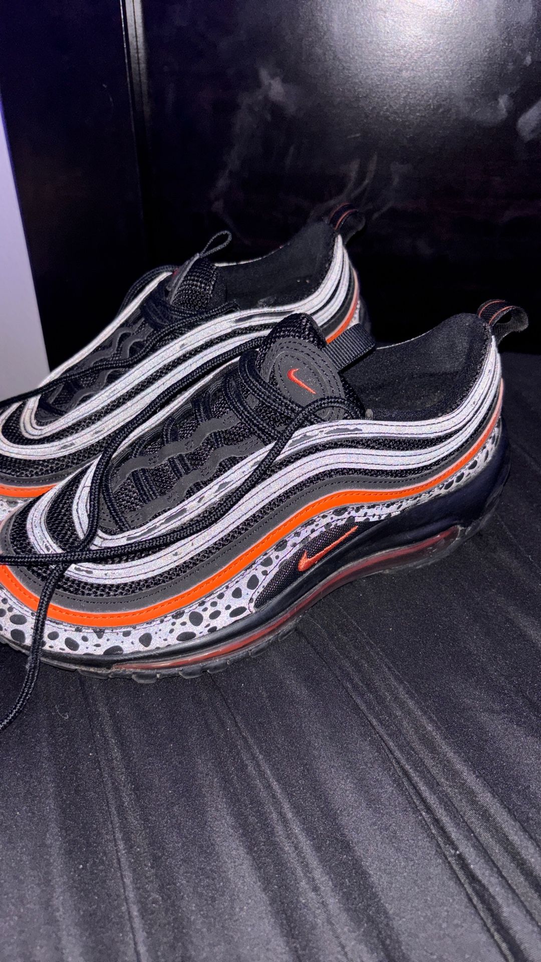 Nike Air Max 97 Classic Silhouettes (DX3088-001)Black/Safety Orange