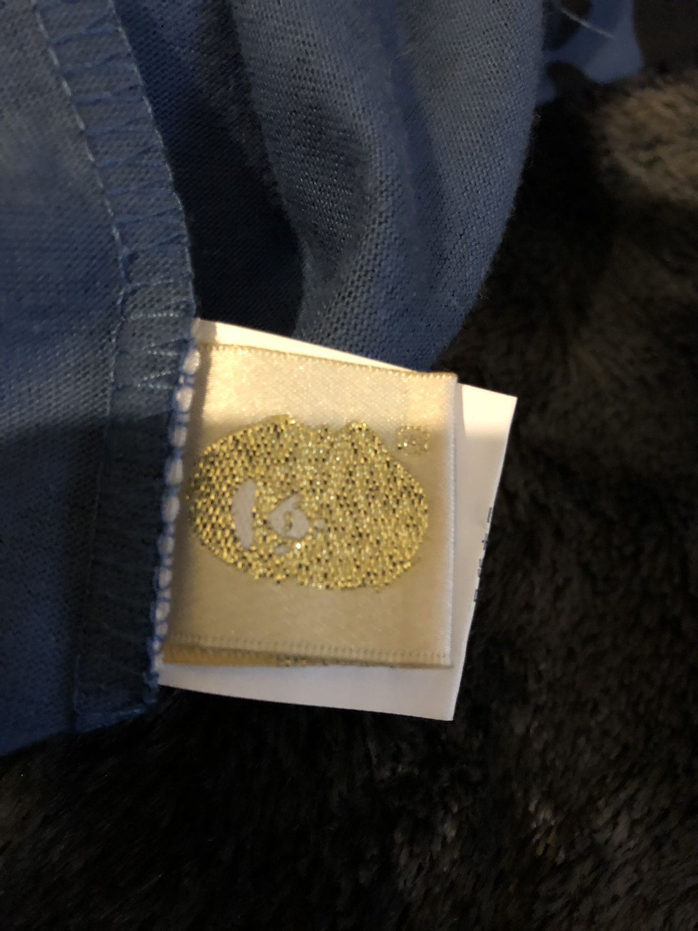 A BATHING APE BLUE CAMO