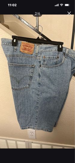 MENS LEVIS LEVI’S 505 JEAN DENIM  SHORTS 40” PREOWNED