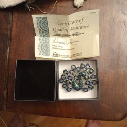Peacock Brooch 