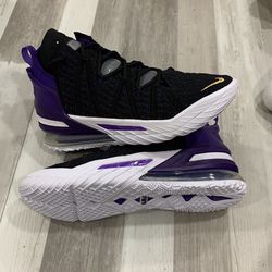 NEW Nike LeBron 18 - Lakers - 10M