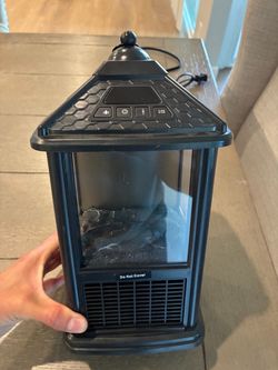 Mini Electric Fireplace Space Heater