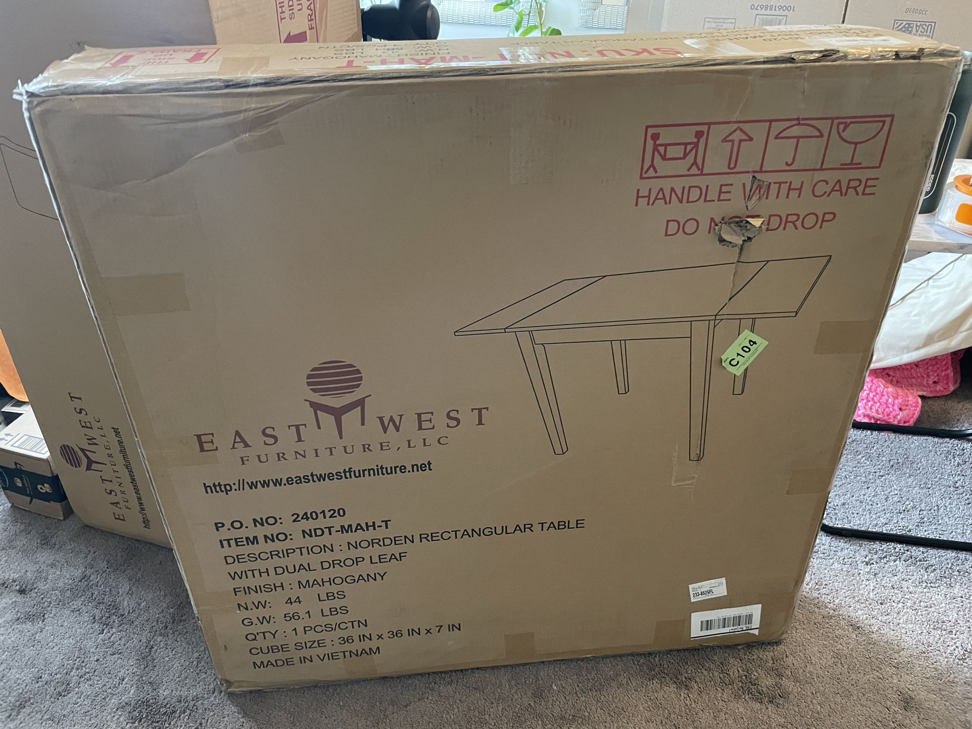 New Table With 2 Chairs