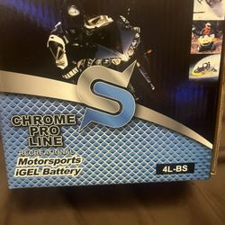 Pro Chrome Line Igel Motor Cycle Battery 