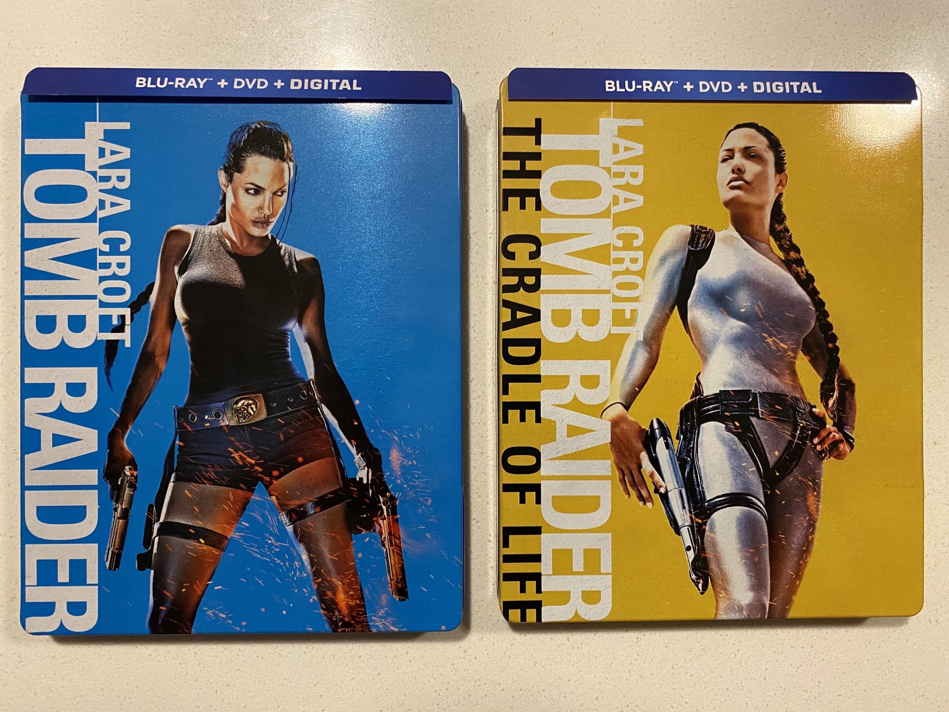 Tomb Raider Bluray Dvd Steelbook Collection