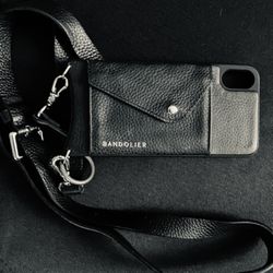 Leather Cross body Bandolier Phone Case 