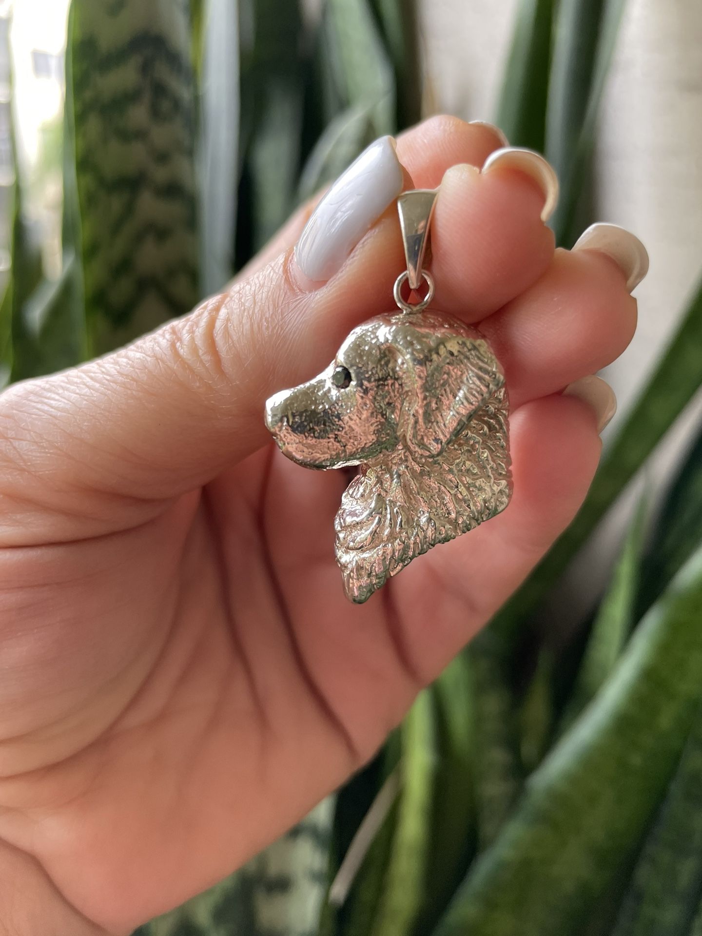 Sterling Silver Dog Pendant