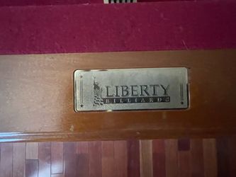 Liberty Pool Table with Cues and Balls