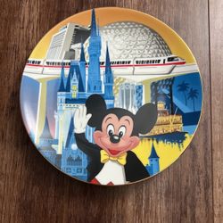 Limited Edition Walt Disney World 15th Anniversary Commemorative Plate