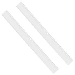 2PCS Replacement Silicon Rubber Squeegee Blade, 14 Inch (White)