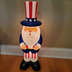 Uncle Sam 26" Patriotic Blow Mold- New