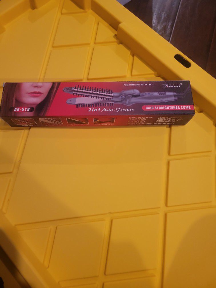 Hair Straightener Comb- 2 In 1 Multi Function 