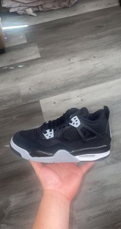 Jordan 4 Black Canvas