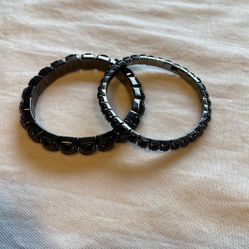 Black Stone Bracelets 