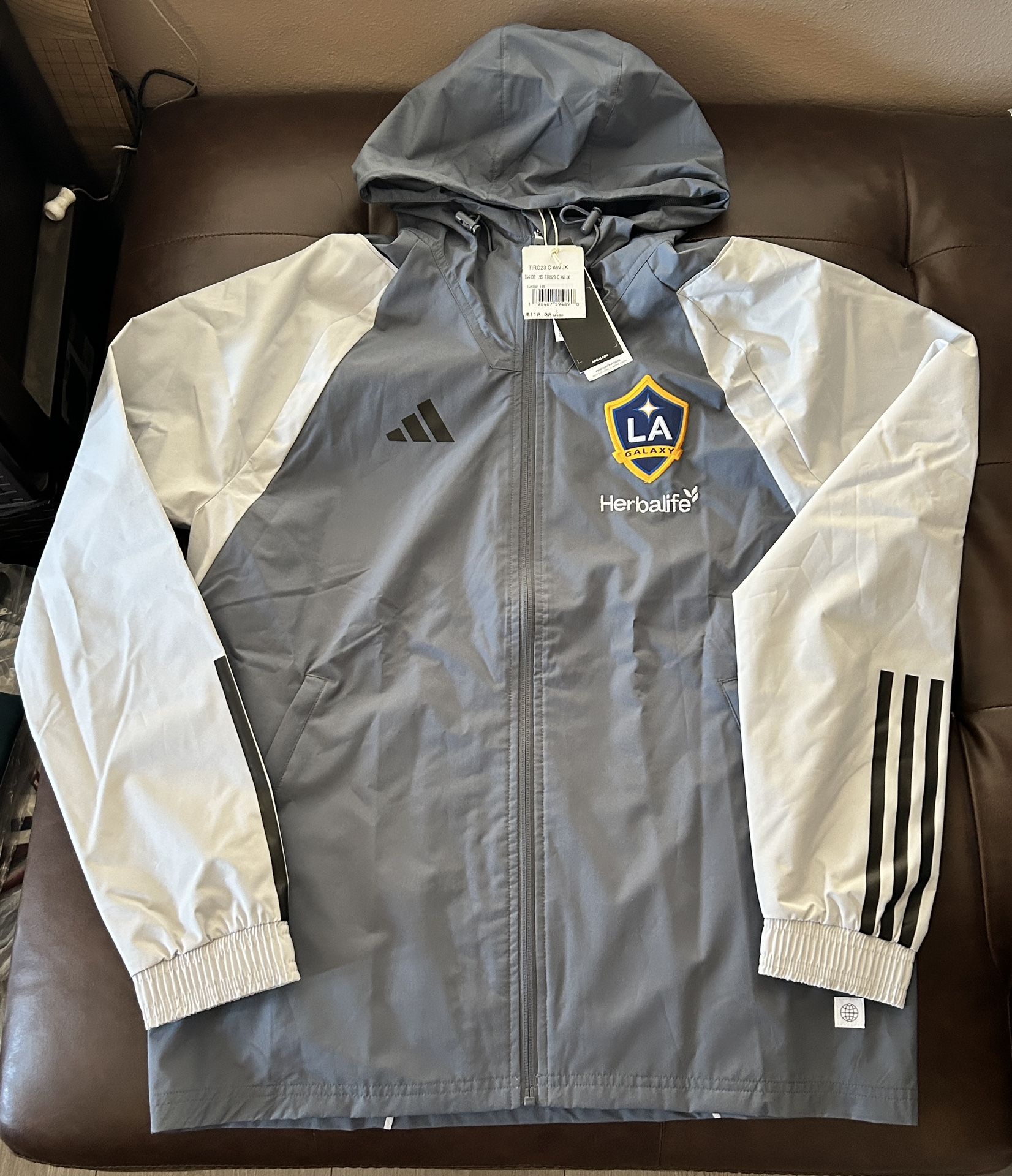 Adidas LA Galaxy Windbreaker Hoodie 