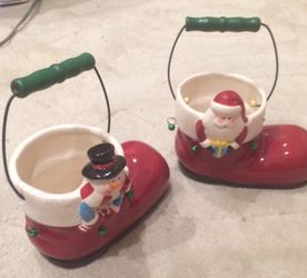 New ceramic Christmas boots